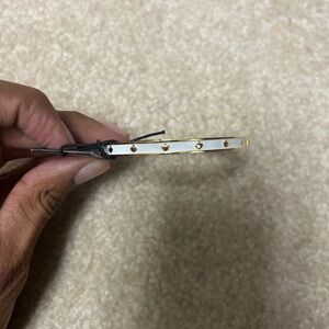 kate spade White and Gold Bracelet with Modern Design